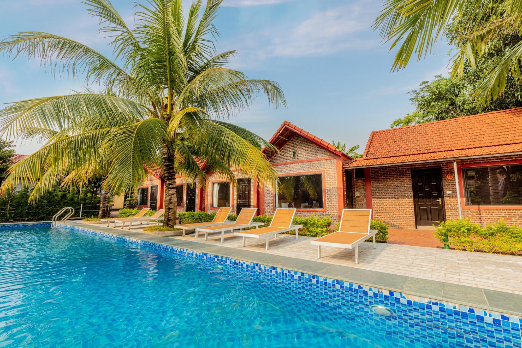 Tam Coc Green Garden Bungalow Ninh Binh Exterior photo