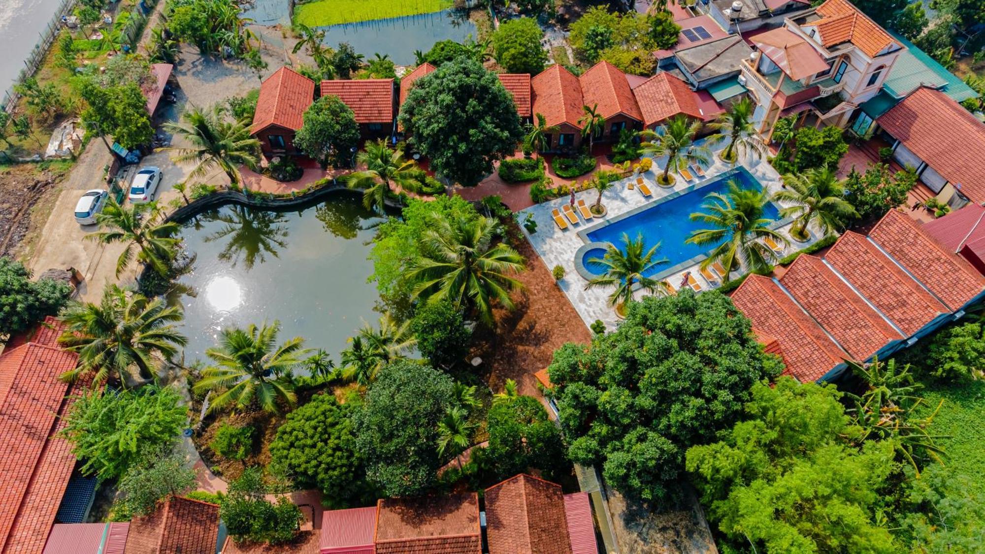 Tam Coc Green Garden Bungalow Ninh Binh Exterior photo