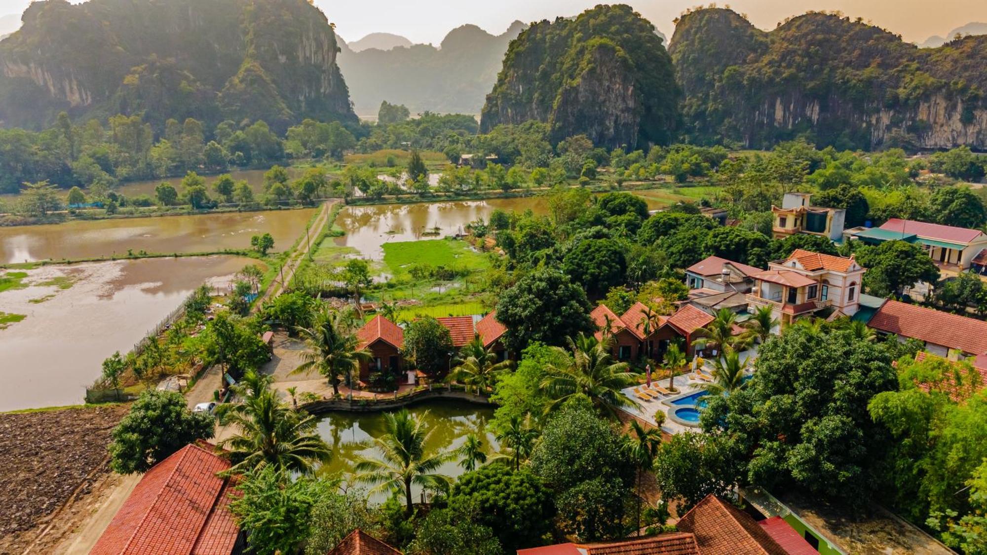 Tam Coc Green Garden Bungalow Ninh Binh Exterior photo
