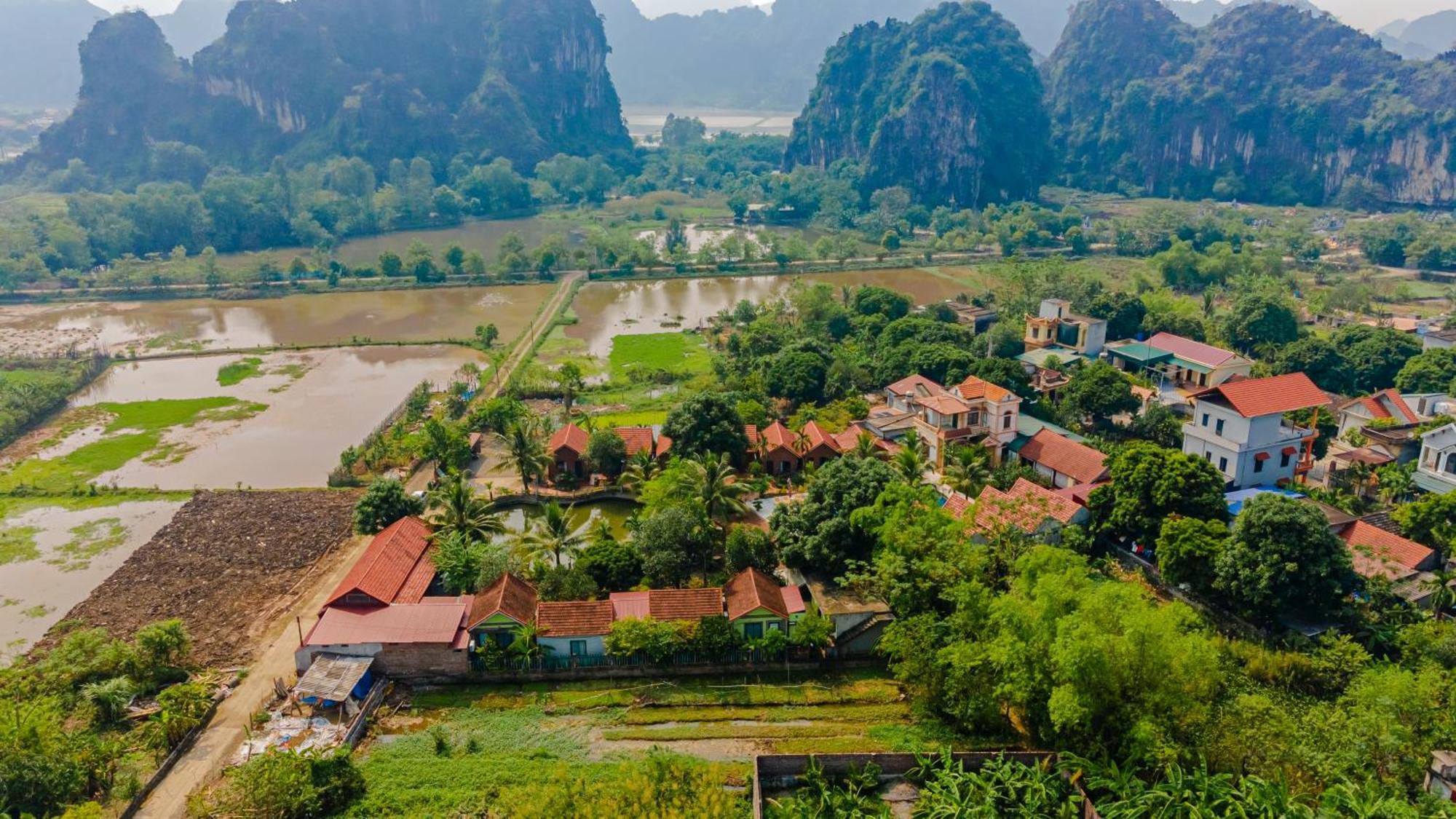 Tam Coc Green Garden Bungalow Ninh Binh Exterior photo